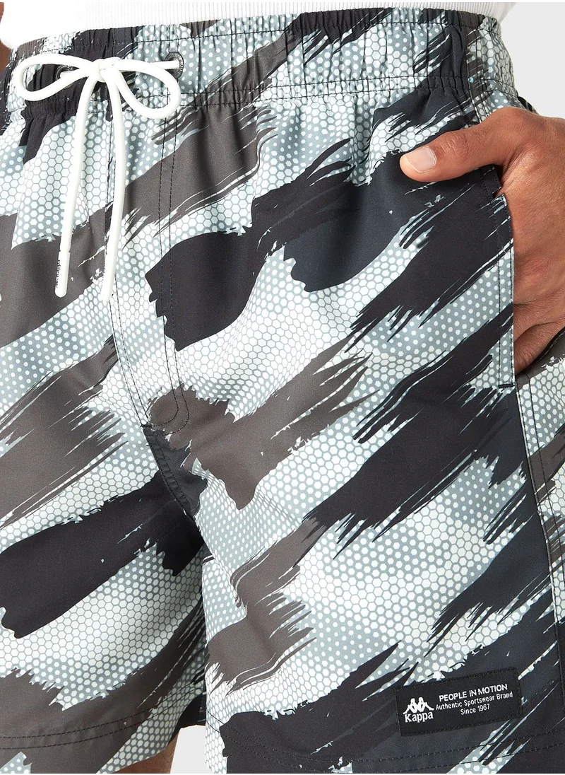 كابا All Over Printed Swim Shorts