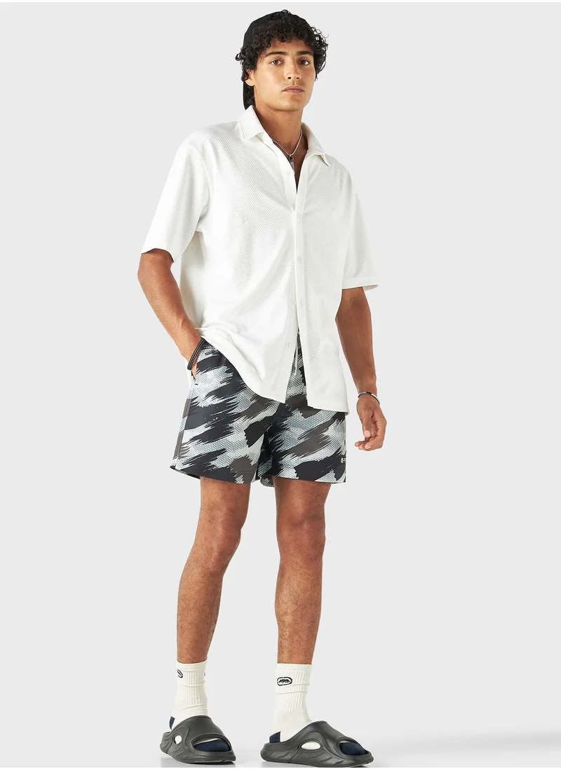كابا All Over Printed Swim Shorts