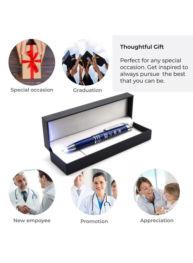 Inkstone Medical Inspirational Gift Pen with Quote Wherever the Art of Medicine is Loved, There is Also a Love of Humanity Multifunction Stylus Pen Light, Perfect Nurse Accesories for Work - Image 3