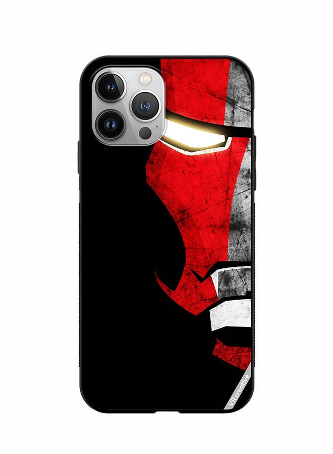 VR CREATIVE Protective Case Cover For Apple iPhone 12 Pro Max Half Face Iron Man Design Multicolour - Image 1