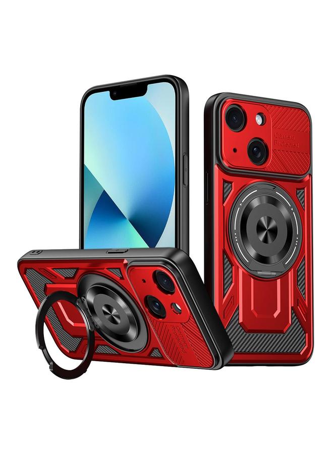 S-TOP Case For iPhone 13 Armor Rotating Holder MagSafe Phone Case - Image 1