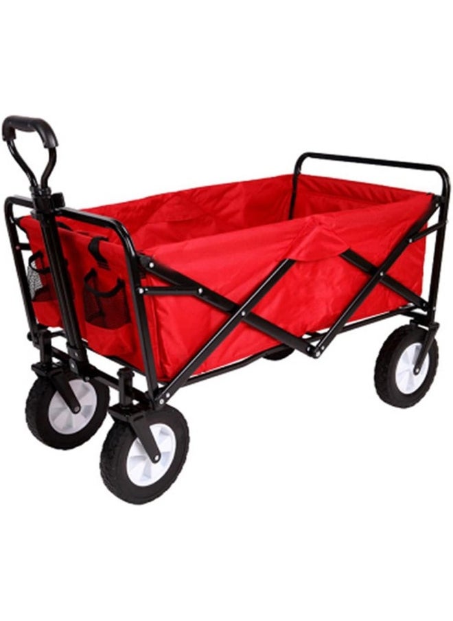 Generic Shopping Trolleys Shopping Cart Home Shopping Cart Outdoor Camper Supermarket Fishing Shopping Cart Portable Cart Trolley Car Folding Moving Cars Loadable 75 kg  - Image 1