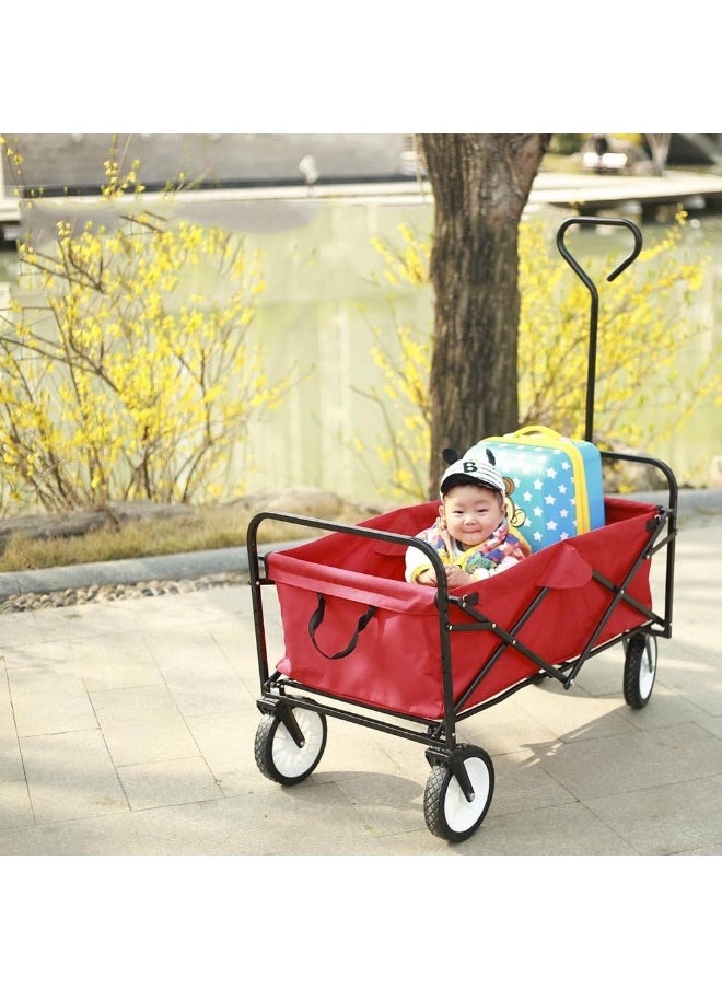 Generic Shopping Trolleys Shopping Cart Home Shopping Cart Outdoor Camper Supermarket Fishing Shopping Cart Portable Cart Trolley Car Folding Moving Cars Loadable 75 kg  - Image 4