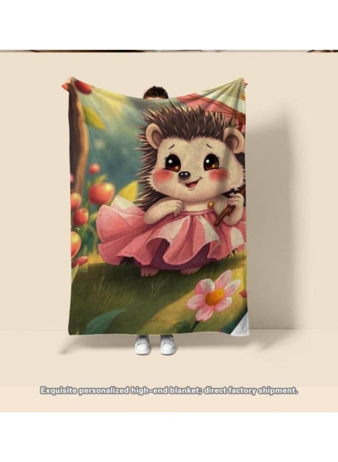general Children's or student cartoon flannel thin blanket (warm and comfortable, suitable for sleep, games) 100cm*150cm - 729 - Image 3