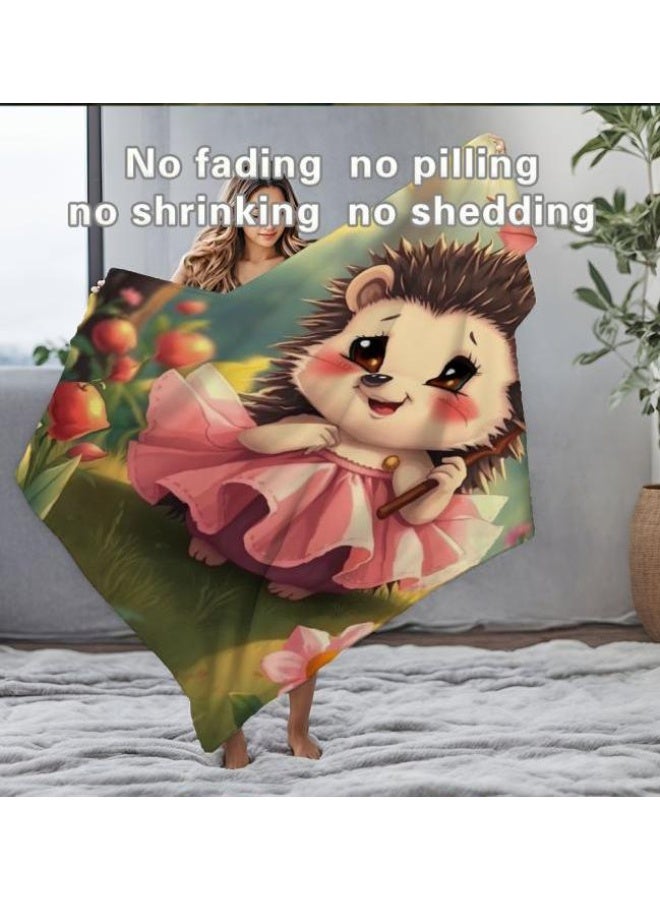 general Children's or student cartoon flannel thin blanket (warm and comfortable, suitable for sleep, games) 100cm*150cm - 729 - Image 1