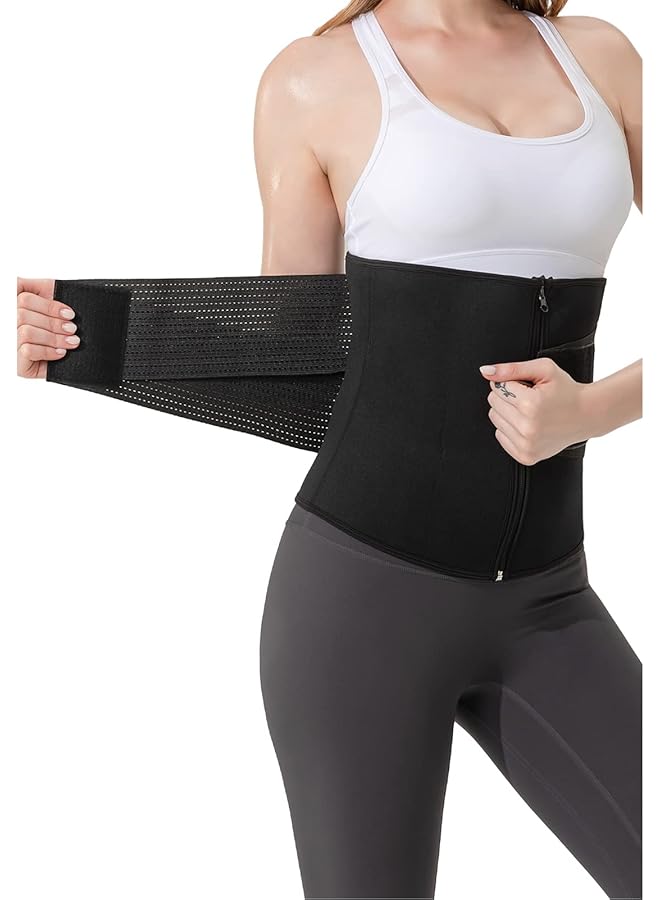 S-TOP Waist Trainer For Women Lower Belly Fat,Corset Waist Trainer Plus Size Weight Loss Under Clothes - Image 1