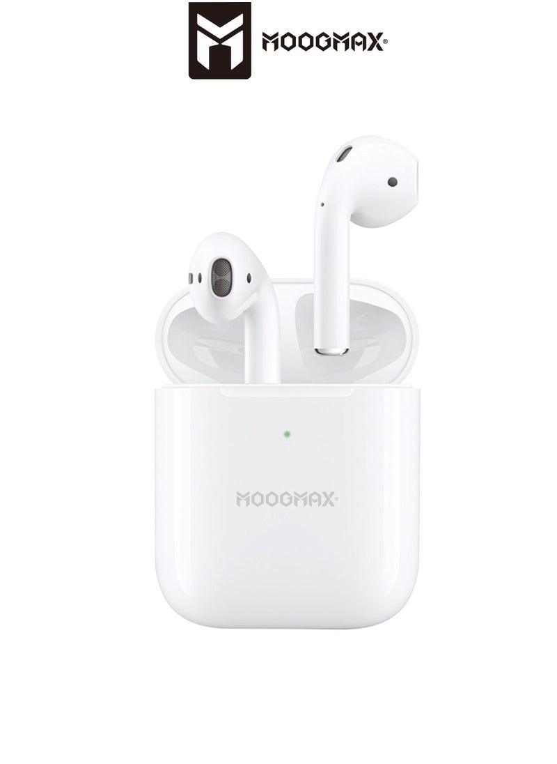 MOOGMAX - Moogmax MX-EP48 TWS wireless Earbuds with powerful sound, clear microphone HD voice, Pop up window (only with Iphone),  and wireless case charging - Image 1