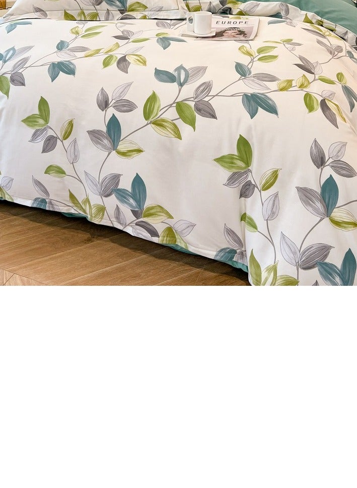 Fitted Sheet Style — French High-End 60 Thread Pure Cotton Embroidered Bedding Four Piece Set - Image 3