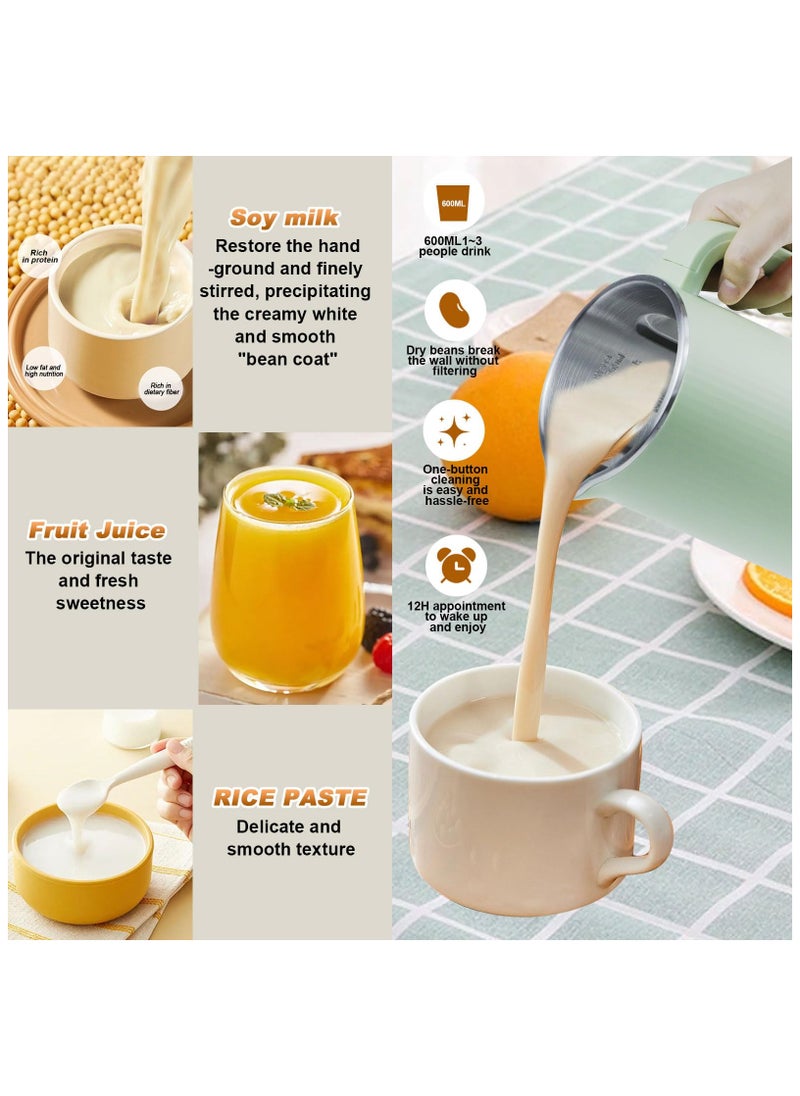 Generic - almond nut milk making machine, homemade almond soy milk, plant based milk, oat and dairy free drinks, multi automatic almond milk machine. - Image 1