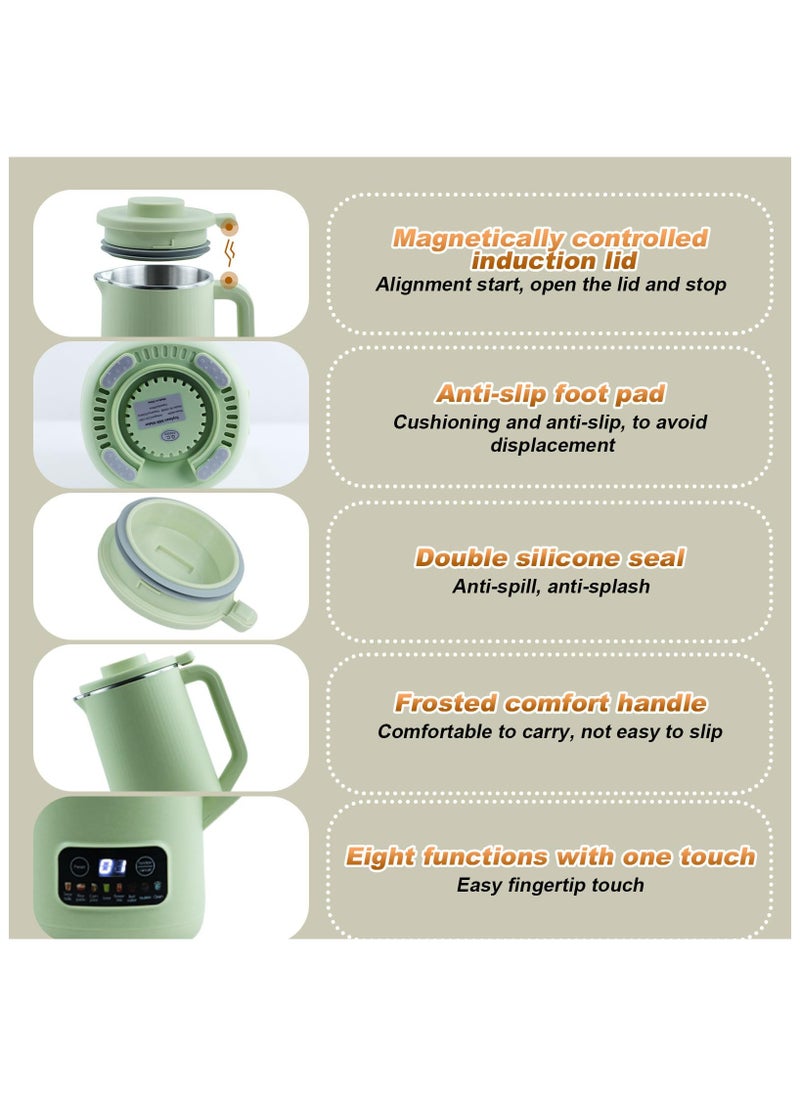 Generic - almond nut milk making machine, homemade almond soy milk, plant based milk, oat and dairy free drinks, multi automatic almond milk machine. - Image 1