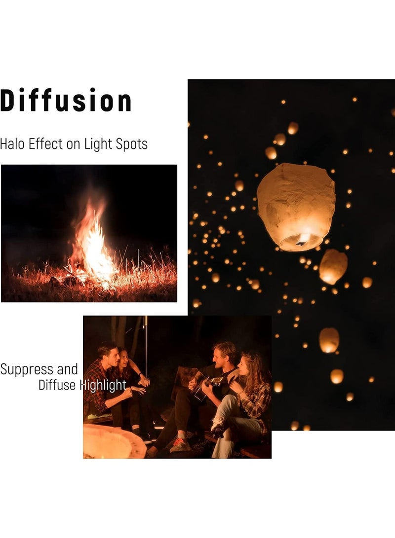 نيوير 1/4 Black Diffusion Filter Cinematic Dreamy Effect Filter 77MM - Image 3