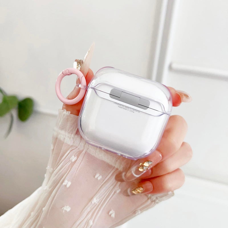 OTOPO Cute AirPods 4 Clear Case, Girly 3D Bow Design Soft TPU Protective Shockproof Kawaii Apple iPod 4th Generation Cover with Cleaner Kit & Keychain Girls Women - Image 5