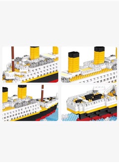 LOOPITYS 2035 Piece Micro Mini Blocks Set Titanic Model Building Block Kit Bricks Toy Ship Model Building Set Toys Tiny Particle Building Block Boat Gift for Adults and Kids  - Image 4