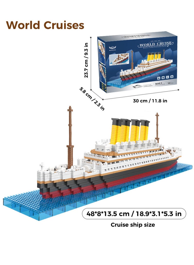 2035 قطعة صغيرة من نوع كتلة بناء مجموعة تايتانيك نموذج كتلة بناء مجموعة لعبة السفينة نموذج كتلة بناء مجموعة لعبة الجسيمات بناء كتلة الكبار والأطفال السفينة هدية - pzsku/Z11A0C6FEB56DB6F89231Z/45/_/1727488930/156db9f8-8dd8-4b51-8521-ee5a6e6d8af4