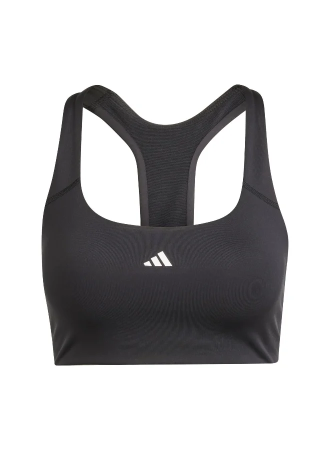 adidas Adidas Pwim Bra Black Workout Bra - Medium Support Bra For Women