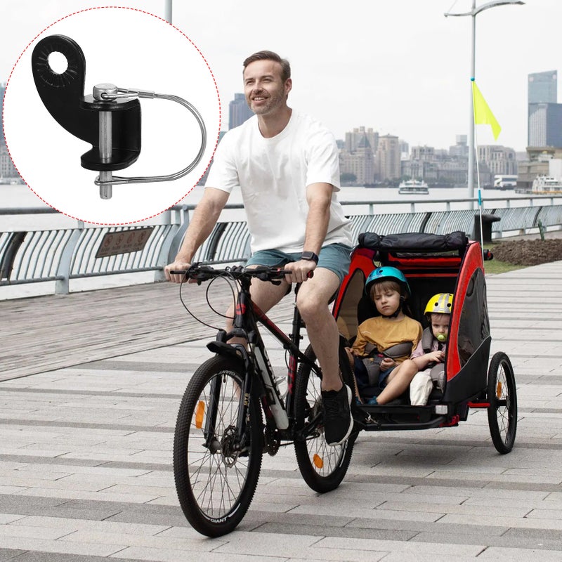 Bike Trailer Hitch Bicycle Stainless Steel 12.2MM-Hitch Coupler - Image 3