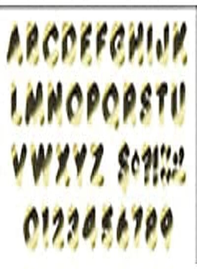 Trend Enterprises Gold Foil 4" Uppercase Casual Font Punch-Out Ready Letters by TREND enterprises, Inc.; 72 ct. - Image 2