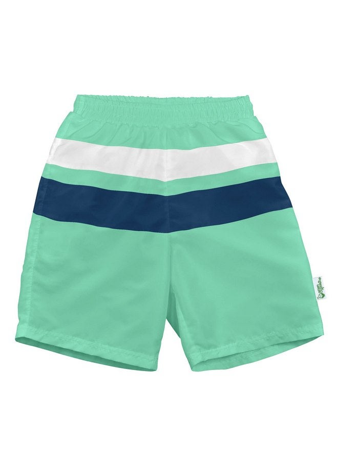 green sprouts green sprouts Eco Swim Trunks with Built-in Diaper | Baby Boys’ Swimsuit | Lightweight, Patented Design | Standard 100 by Oeko-TEX® Certified | Sizes 6 mo-4T