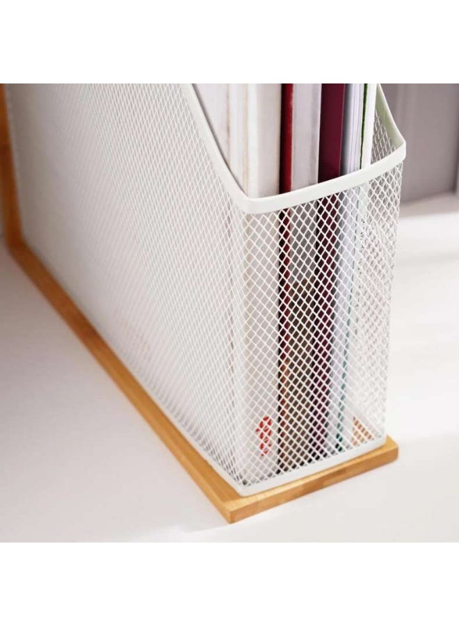Pan Home Spectrum File/Magazine Holder 9x26.5x33cm - White - Image 3