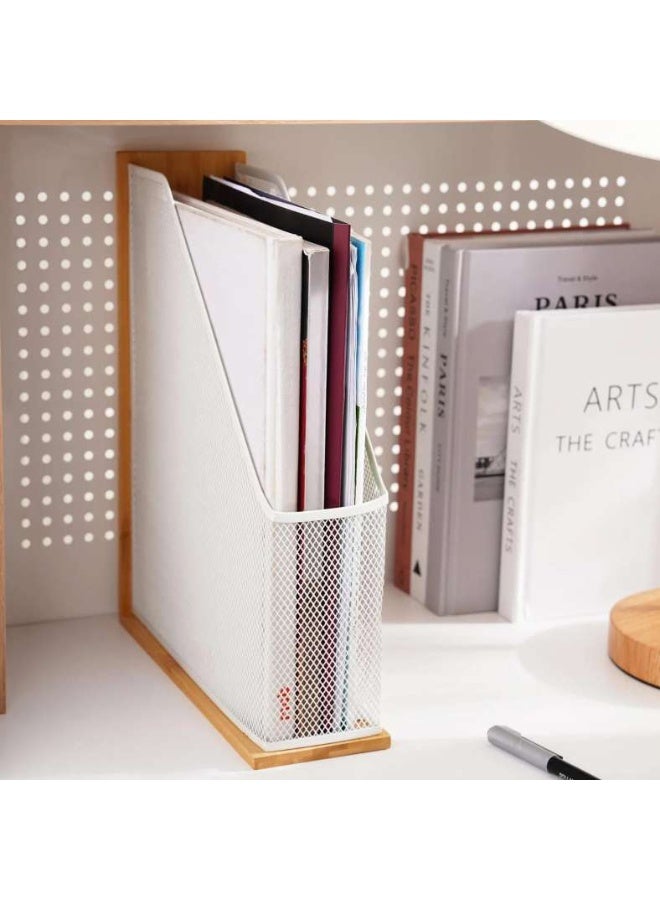 Pan Home Spectrum File/Magazine Holder 9x26.5x33cm - White - Image 2