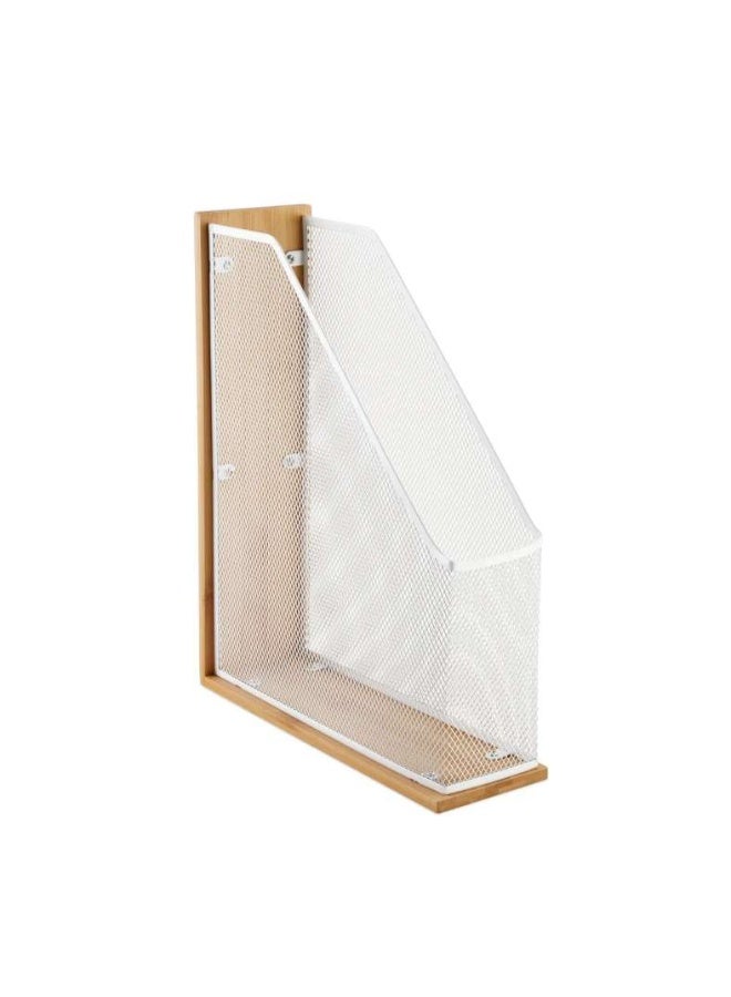 Pan Home Spectrum File/Magazine Holder 9x26.5x33cm - White - Image 4