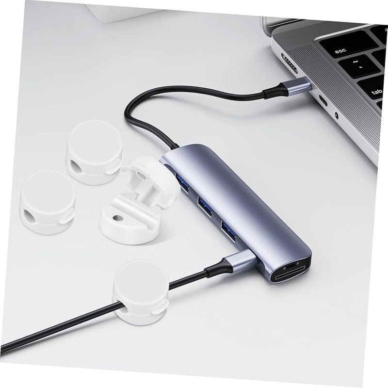 Jojofuny Magnetic Closure Cord Organizer Cable Holder Clips For Home Office Wire Management Quick Install - Image 5