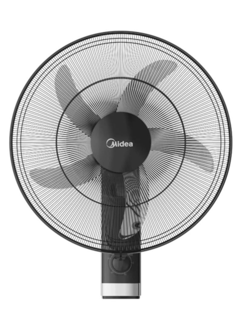 Midea Wall Fan, 18 Inch,Black- FW45-25M-BK 75 W FW45-25M-BK Black - Image 1