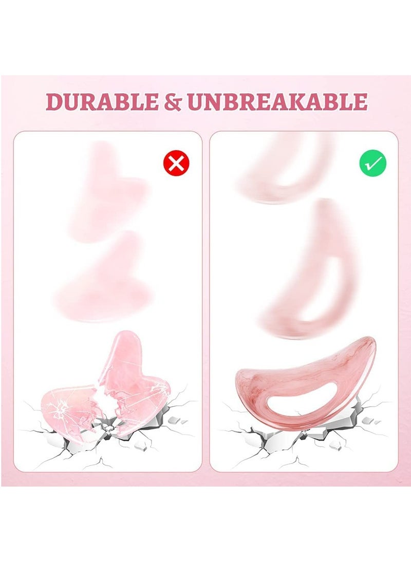 Generic Gua Sha Massage Tool for Lymphatic Drainage, Natural Stone Scraping Board for SPA, Acupuncture, Physical Therapy, and Facial Care - Effective Relief for Muscle Knots and Tension. - Image 3