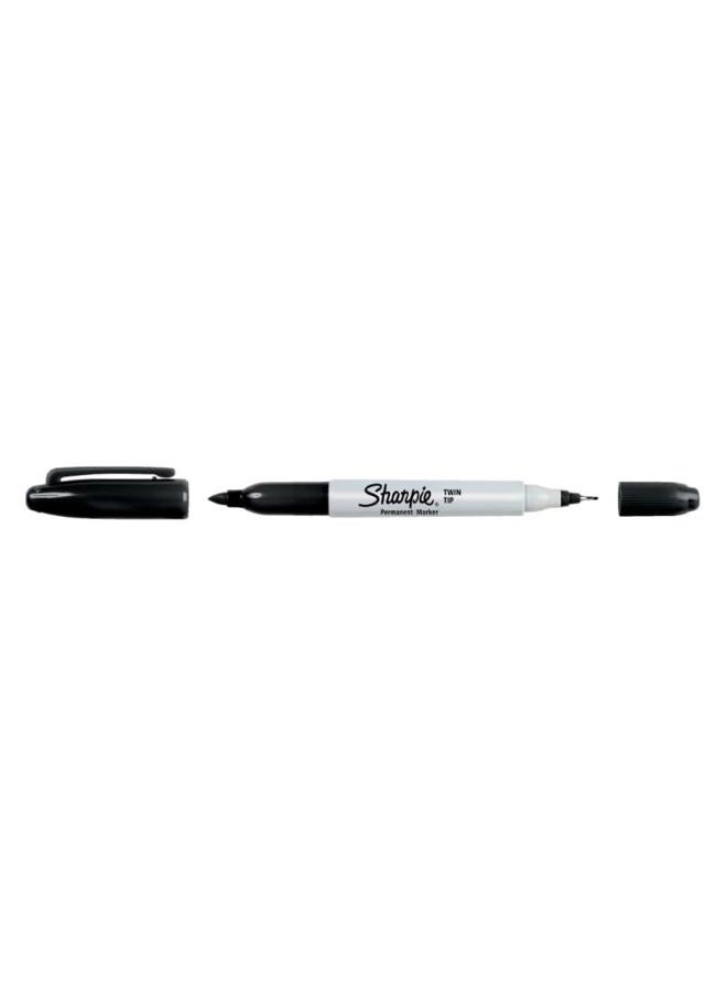 Sharpie Twin Tip Permanent Markers | Fine & Ultra-Fine Points | Assorted Colours | 8 Count - Image 2