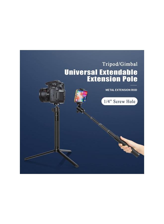 Extension Rod for Gimbal, 29 Inch Adjustable Lightweight Selfie Stick 1/4 Portable Universal Rod Compatible with Gimbal Stabilizer for Feiyu, Zhiyun, DJI, Moza