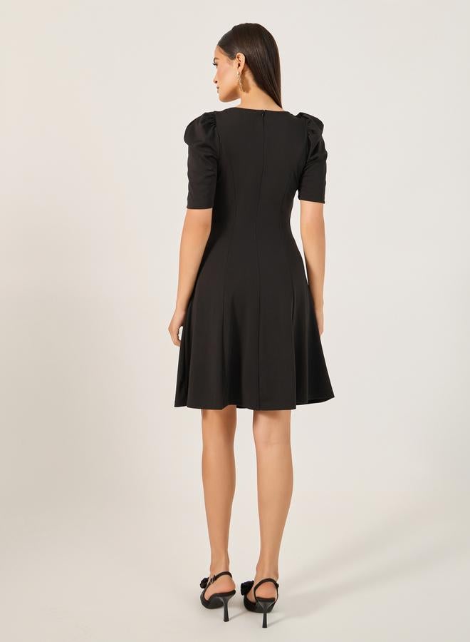 Styli Floral A-Line Dress  - Image 5