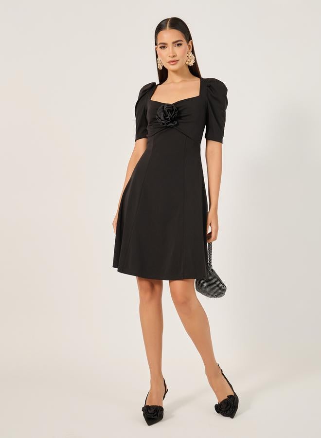 Styli Floral A-Line Dress  - Image 1