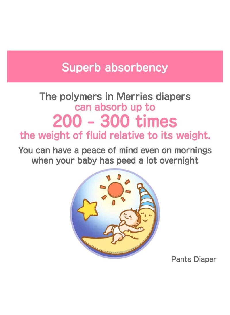 Merries - Merries Pant Diapers, XL38,12-17KG,Pack of 2 - Image 1