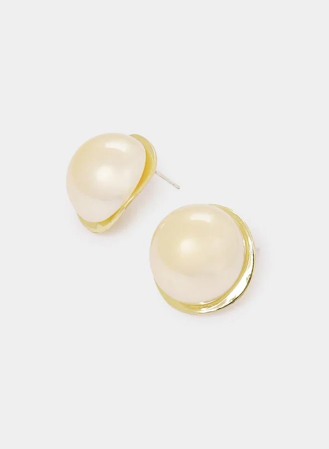 Styli Faux Pearl Earrings