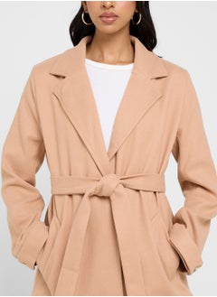Ginger Belted Lapel Collar Coat  - Image 3