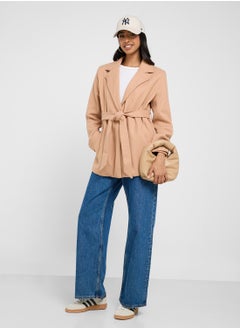 Ginger Belted Lapel Collar Coat  - Image 4
