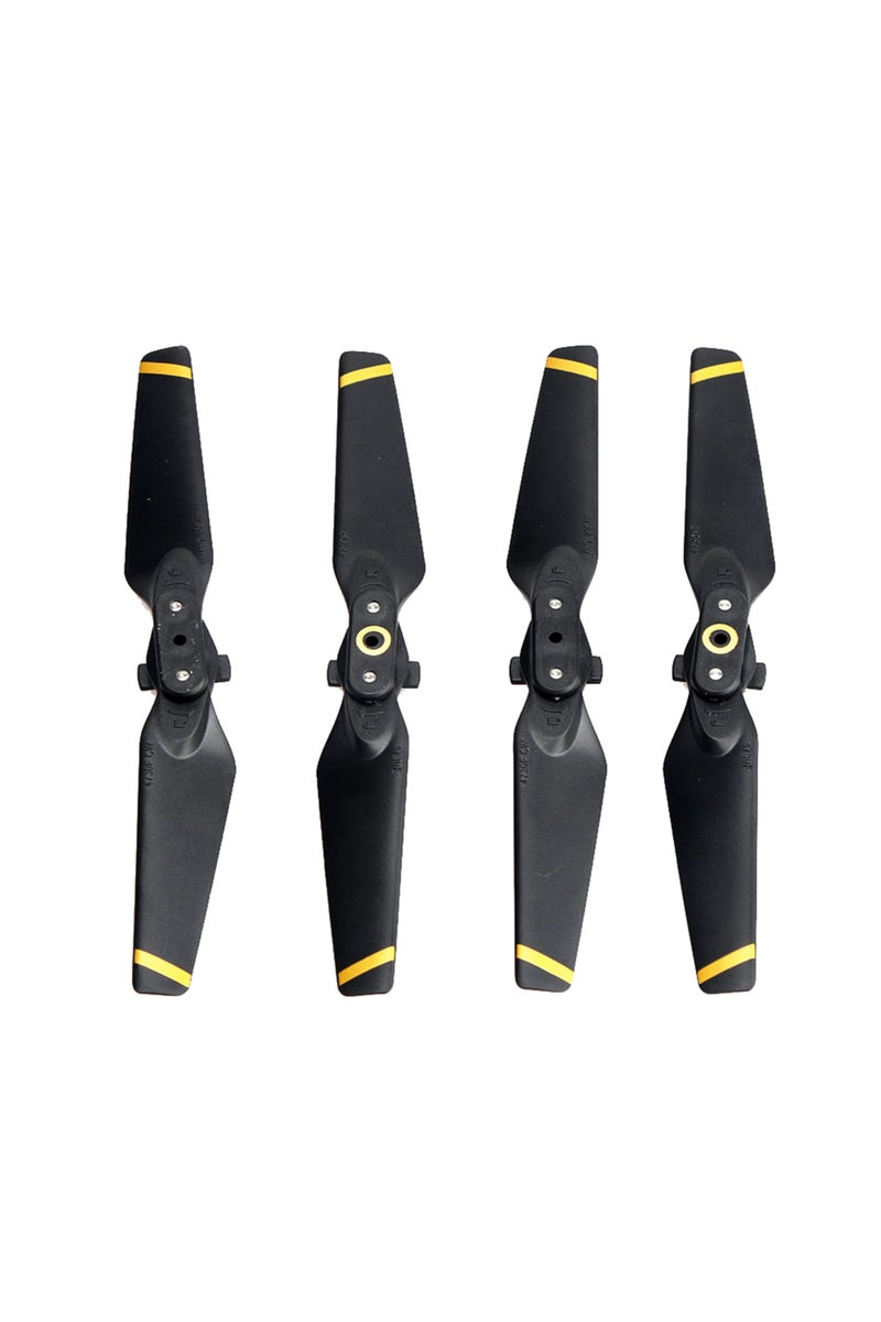 مجموعة مراوح ذهبية رباعية سريعة الفك لطائرة DJI Spark بدون طيار، مراوح قابلة للطي سريعة الفك وخفيفة الوزن