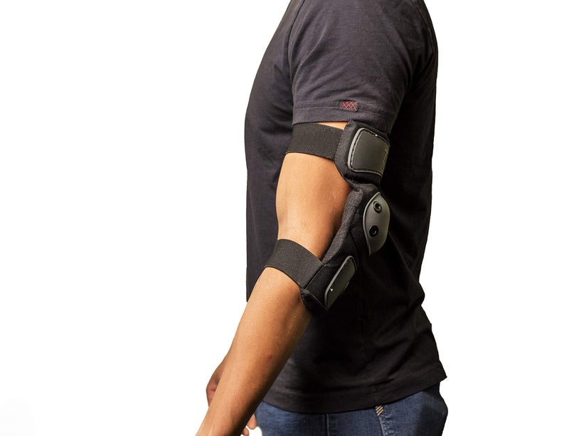 TSE Safety إكسو-غارد II وسادات كوع احترافية للرجال والنساء معدات واقية وسادات مرنة مع أحزمة قابلة للتعديل قوة صناعية - حشوة ثقيلة من الفوم وسادة واقية مريحة من TSE Safety - Image 5