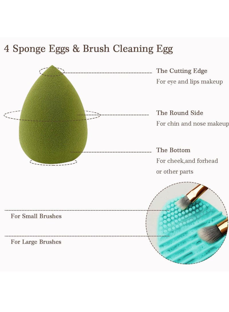 KASTWAVE Makeup Brushes Makeup Kit Brush Eyeshadow Brush Make up Brushes Set Makeup Brush Set Foundation Blending Face Powder Blush Concealers Eye Shadows Make Up Brushes Kit - Image 5