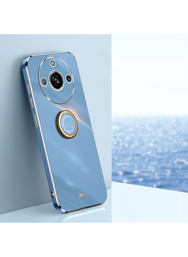 The Bros Case For Realme 11 Pro+ 5G Straight Edge 6D Electroplate TPU Phone Case with Ring Holder