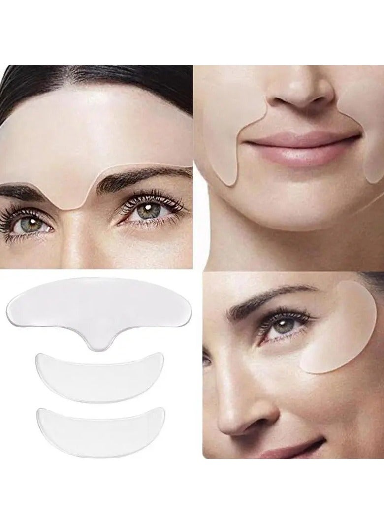 يوكانبي ٥ قطع من ملصقات العناية بالبشرة للجبين والخدين والعينين - ترطيب وتغذية للحصول على بشرة ناعمة ومشرقة - Image 3