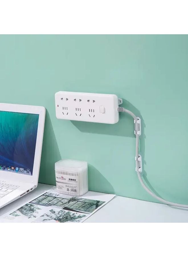 10pcs Self Adhesive No Drill Wire Fixer Clips Damage Free Installation - Image 5