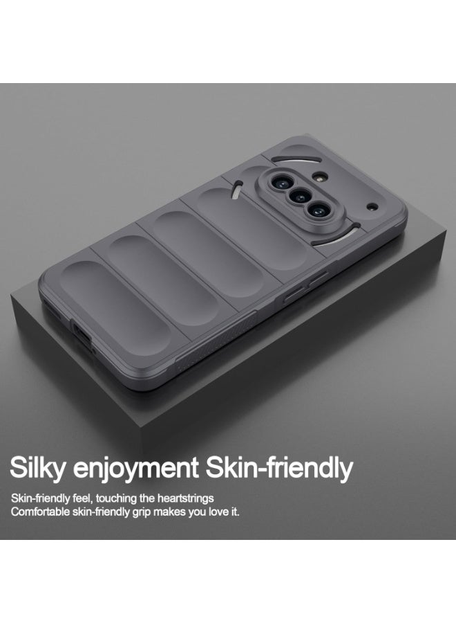 Premium Protection Back Silicone Case Compatible with Nothing Phone 3A Magic Shield Shockproof Case with Camera Protection (Dark Grey) - Image 3