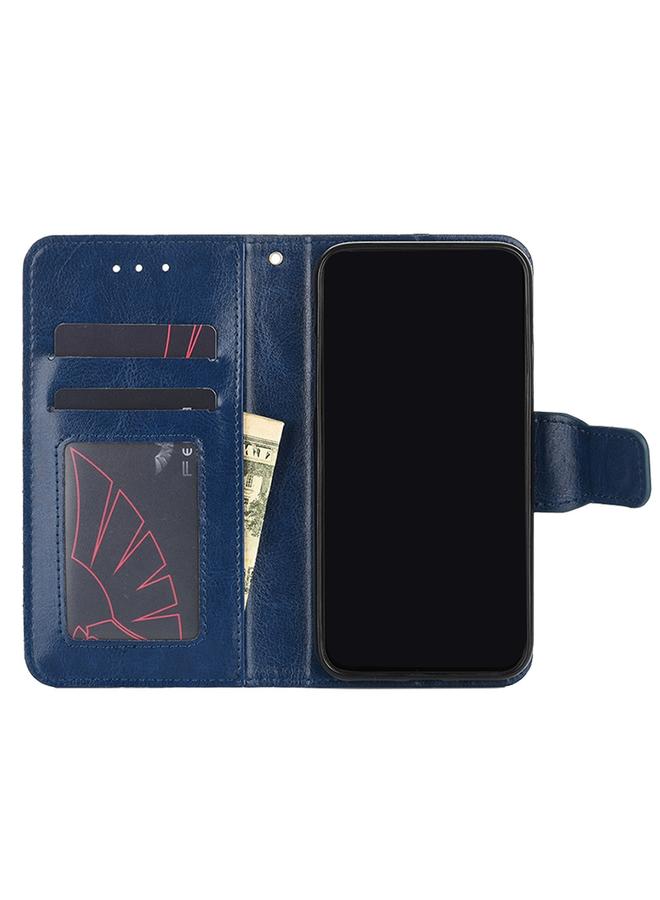 اس-توب جراب هاتف OPPO Realme C21 مصنوع من الجلد بنسيج كريستالي - Image 4