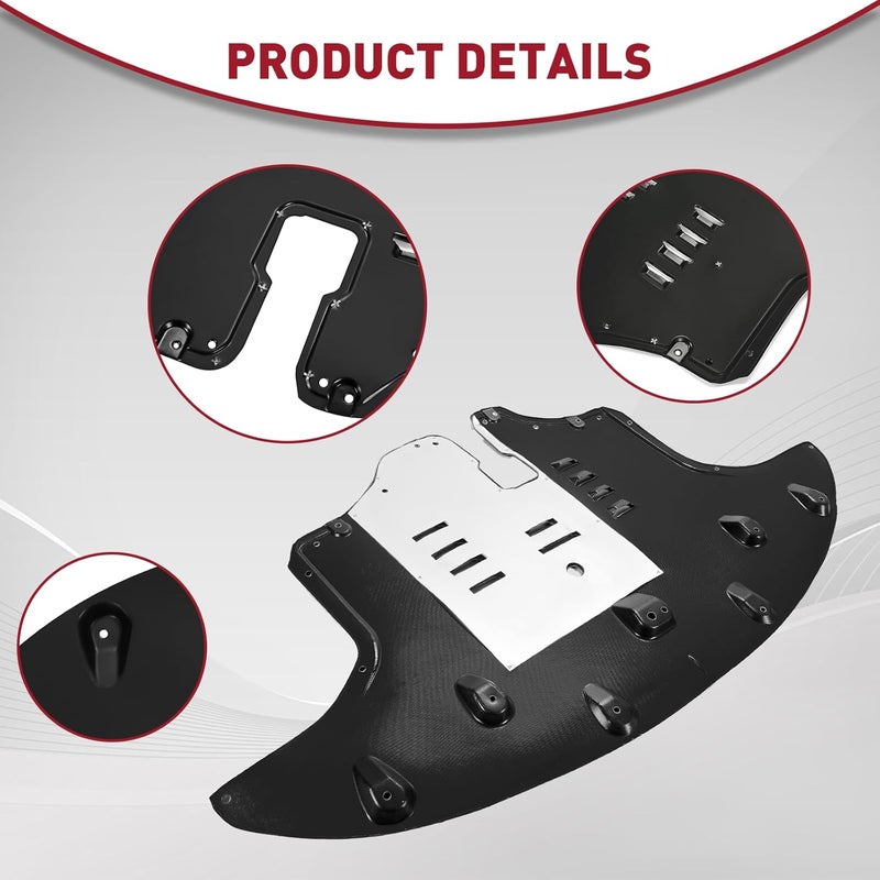 KUAFU Front Engine Splash Shield for 2016-2020 Kia Sorento EX LX S SX Limited 3.3L - Image 4