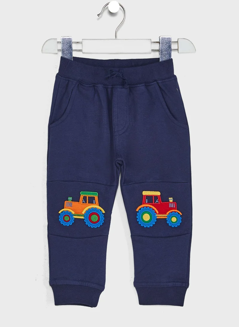 JoJo Maman Bebe Kids Tractor Sweatpants