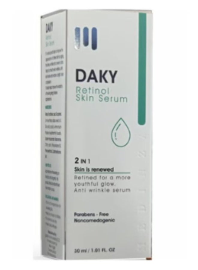 DAKY Retinol Skin Serum 2 In 1 Skin Is Renewed 30ml - Image 2
