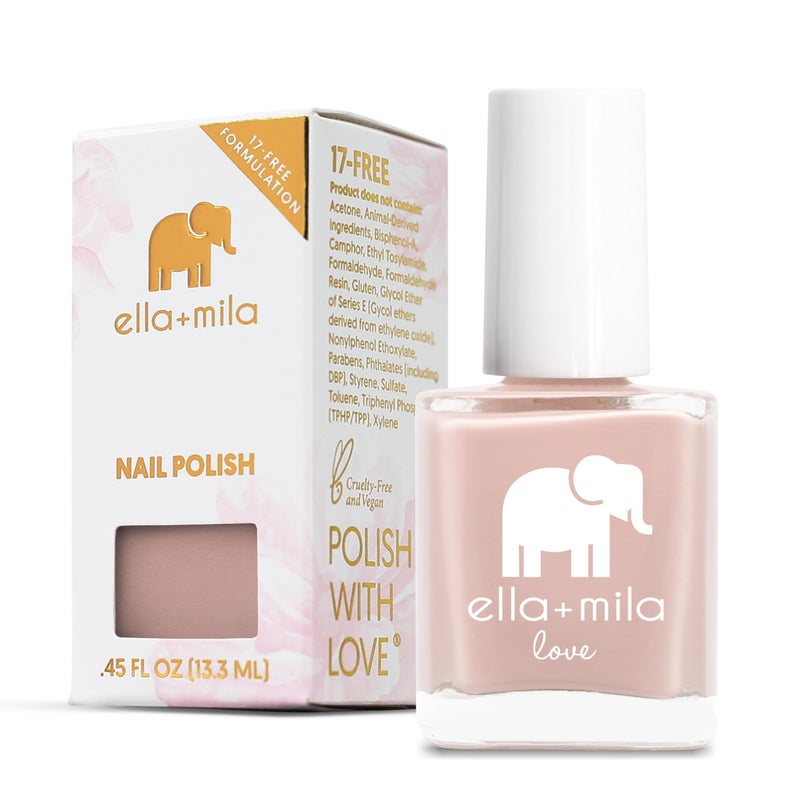 ella mila ella+mila Professional, Quick Dry, Long-Lasting & Chip-Resistant Pink Nail Polishes (Pour the Bubbly - 0.45 fl oz) - Image 1