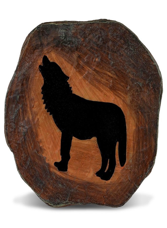 Puzzled COTA Global Wolf Art Coaster - Wildlife Decor Drink Coaster Art, Wolf Decor Resin Coaster for Drinks, Hunting Home Decor Accessories, Coasters for Drinks and Cabin Decorations - 3.5 Inches - 1 Piece - Image 1