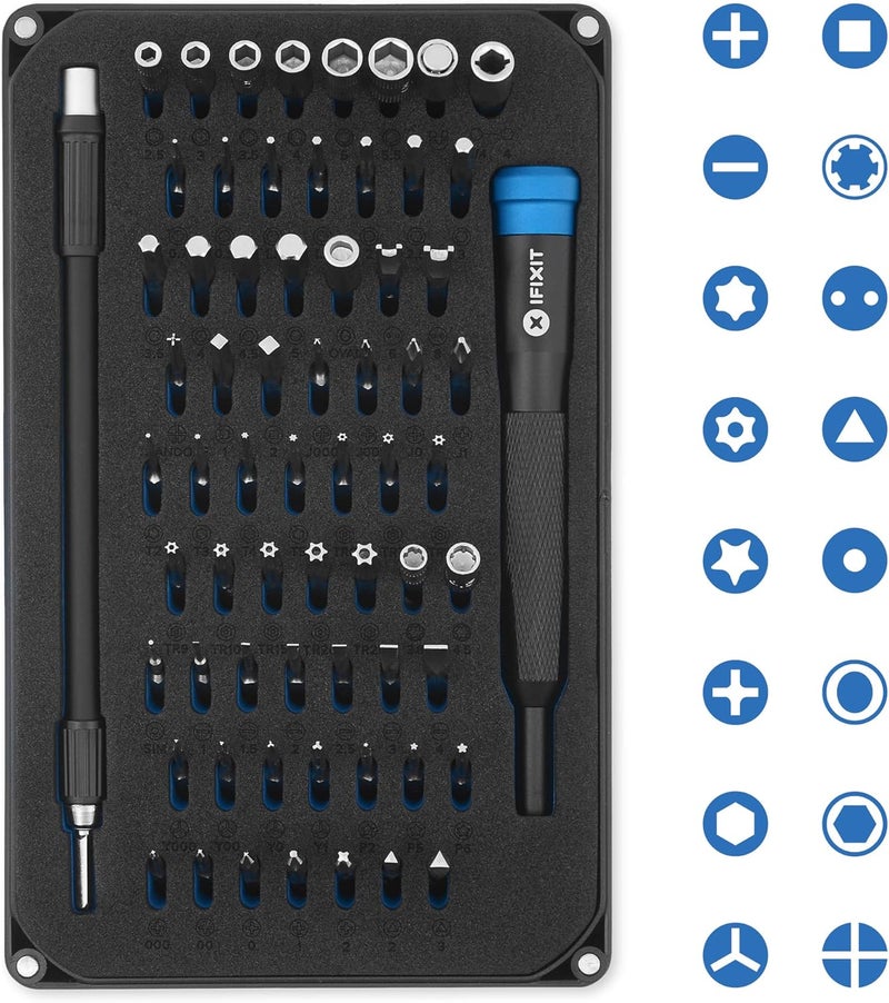 iFixit Mako Driver Kit - 64 Precision Bit Set for Electronics Repair - Image 2